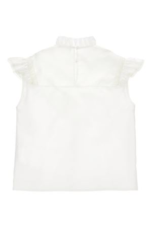White cotton ruffled top PHILOSOPHY KIDS | I1G30371160001